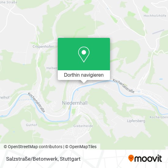 Salzstraße/Betonwerk Karte