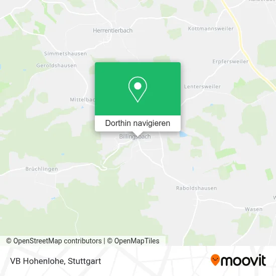 VB Hohenlohe Karte
