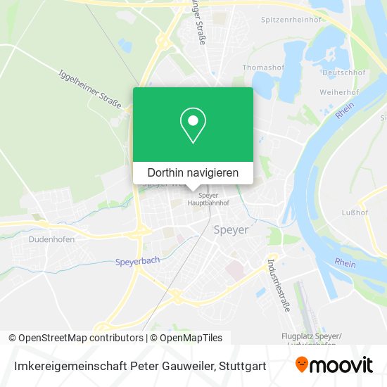 Imkereigemeinschaft Peter Gauweiler Karte