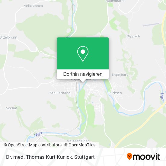 Dr. med. Thomas Kurt Kunick Karte