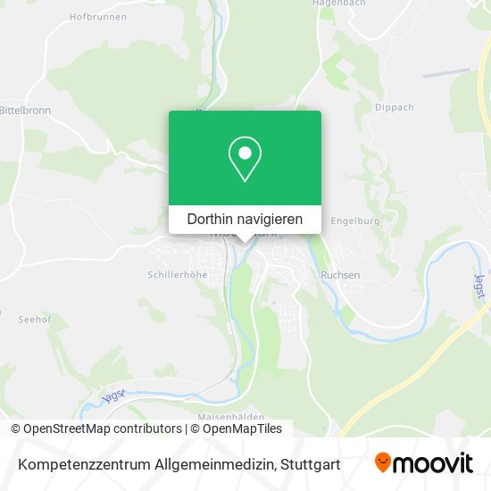 Kompetenzzentrum Allgemeinmedizin Karte