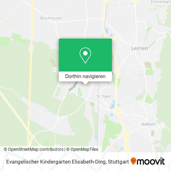 Evangelischer Kindergarten Elisabeth-Ding Karte