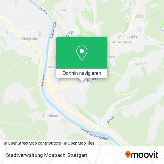 Stadtverwaltung Mosbach Karte