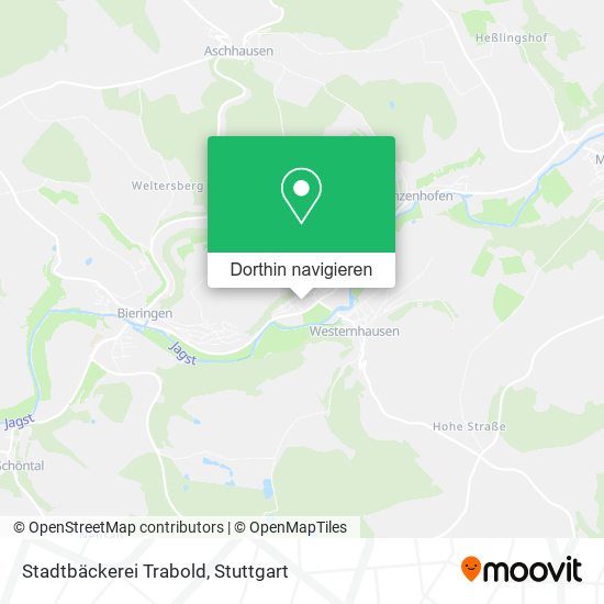 Stadtbäckerei Trabold Karte