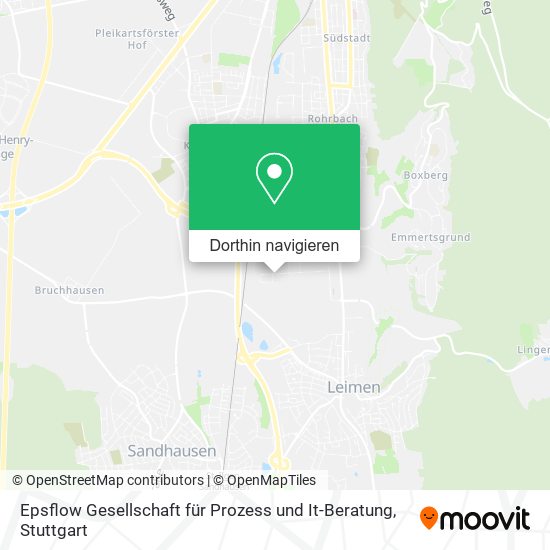 Epsflow Gesellschaft für Prozess und It-Beratung Karte