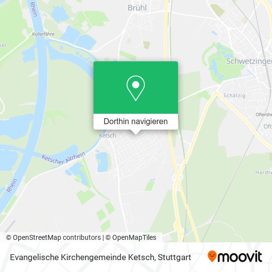 Evangelische Kirchengemeinde Ketsch Karte