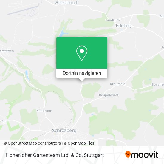 Hohenloher Gartenteam Ltd. & Co Karte