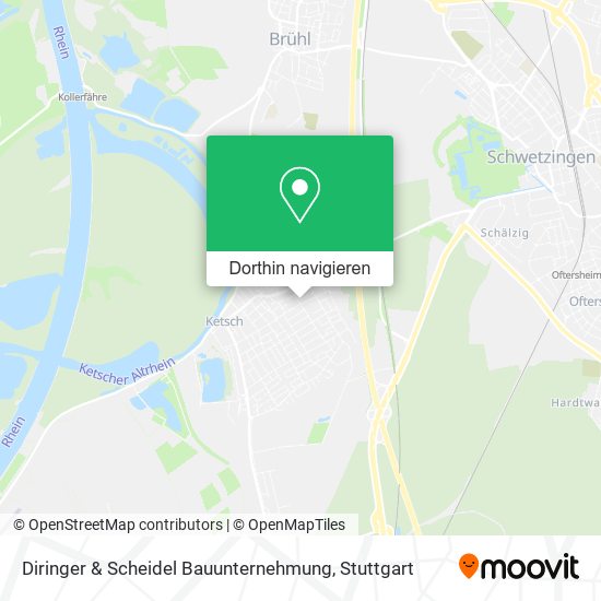 Diringer & Scheidel Bauunternehmung Karte
