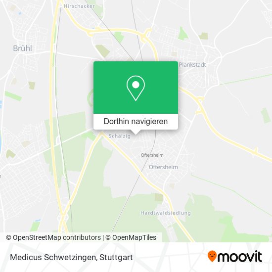 Medicus Schwetzingen Karte