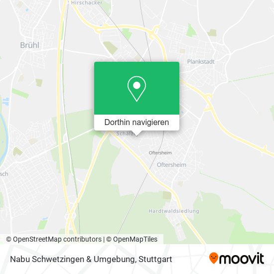 Nabu Schwetzingen & Umgebung Karte