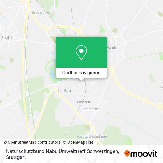 Naturschutzbund Nabu Umwelttreff Schwetzingen Karte