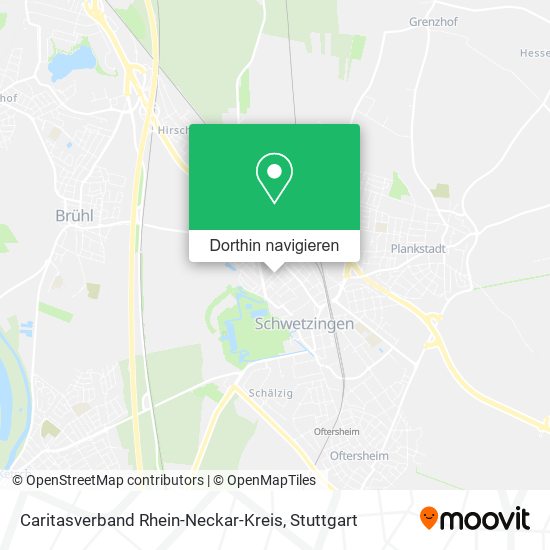 Caritasverband Rhein-Neckar-Kreis Karte