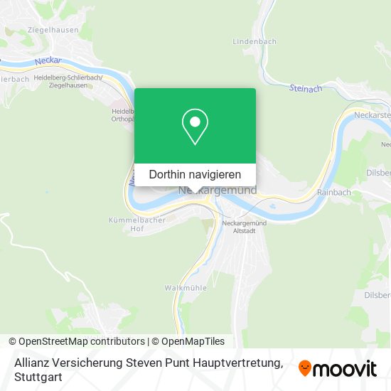Allianz Versicherung Steven Punt Hauptvertretung Karte