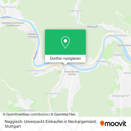 Naggisch- Unverpackt Einkaufen in Neckargemünd Karte