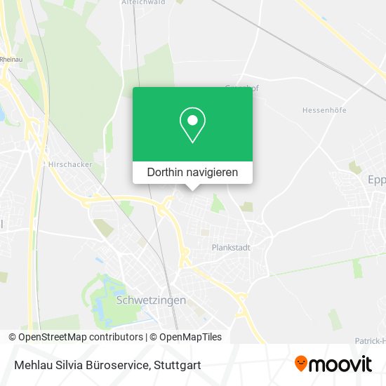 Mehlau Silvia Büroservice Karte