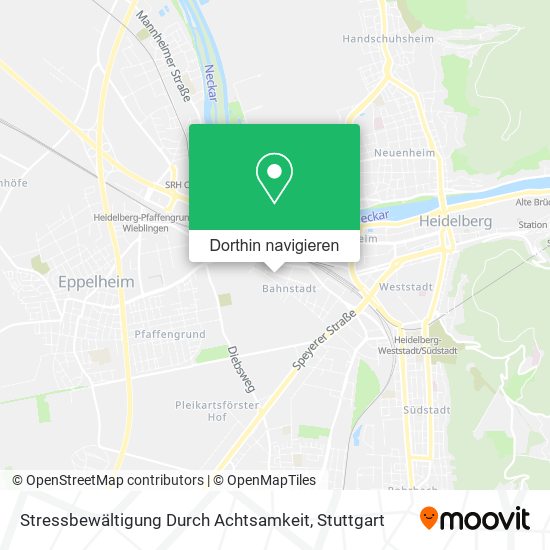 Stressbewältigung Durch Achtsamkeit Karte