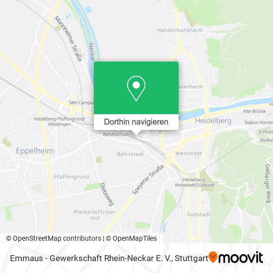 Emmaus - Gewerkschaft Rhein-Neckar E. V. Karte