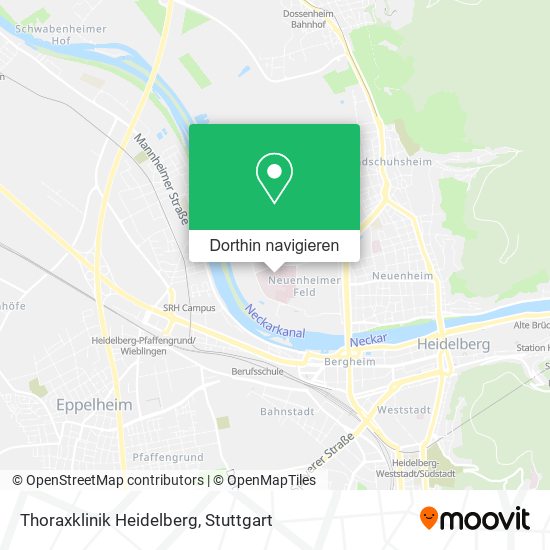 Thoraxklinik Heidelberg Karte