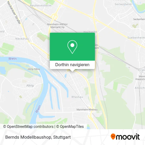 Bernds Modellbaushop Karte