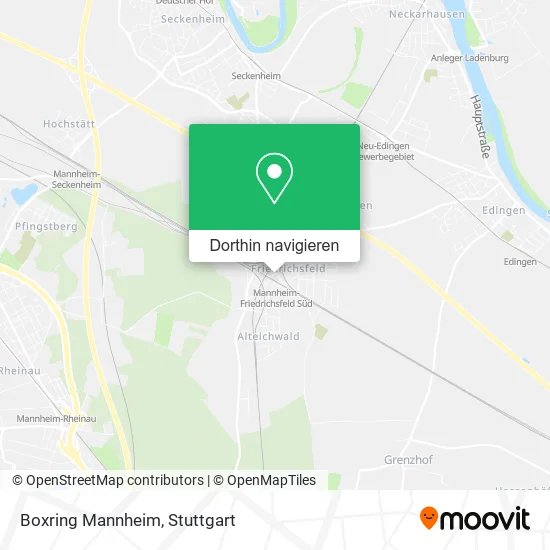 Boxring Mannheim Karte