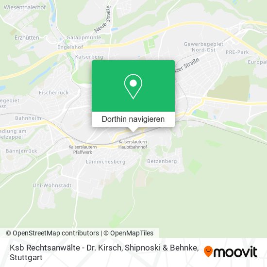 Ksb Rechtsanwälte - Dr. Kirsch, Shipnoski & Behnke Karte