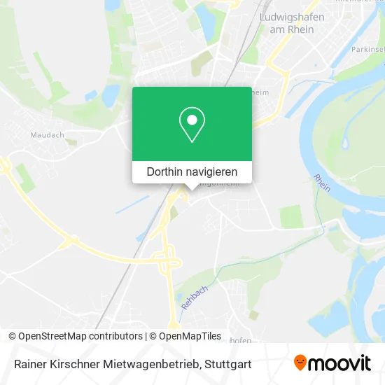 Rainer Kirschner Mietwagenbetrieb Karte