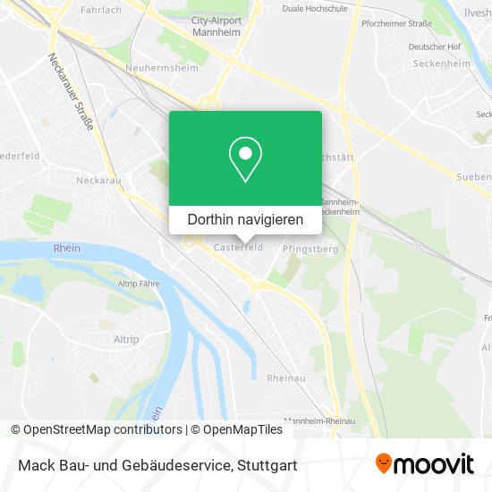 Mack Bau- und Gebäudeservice Karte