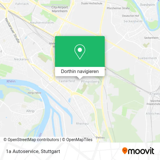 1a Autoservice Karte