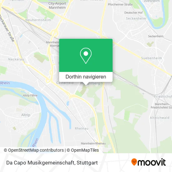 Da Capo Musikgemeinschaft Karte