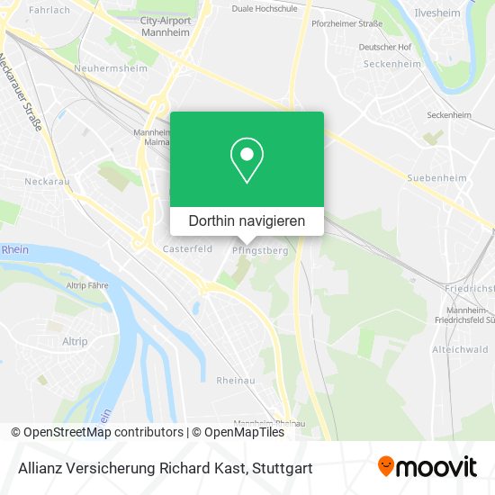 Allianz Versicherung Richard Kast Karte