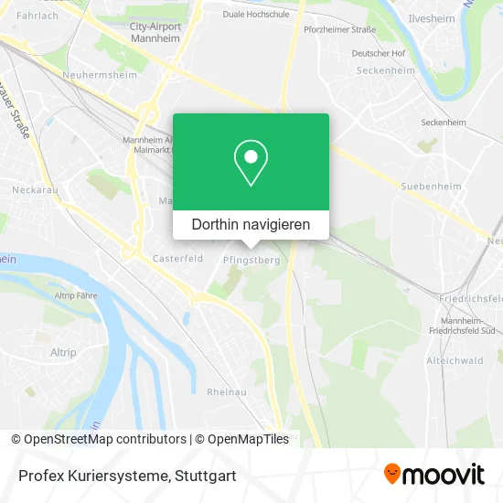 Profex Kuriersysteme Karte