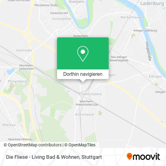 Die Fliese - Living Bad & Wohnen Karte