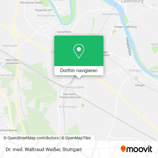 Dr. med. Waltraud Weißer Karte