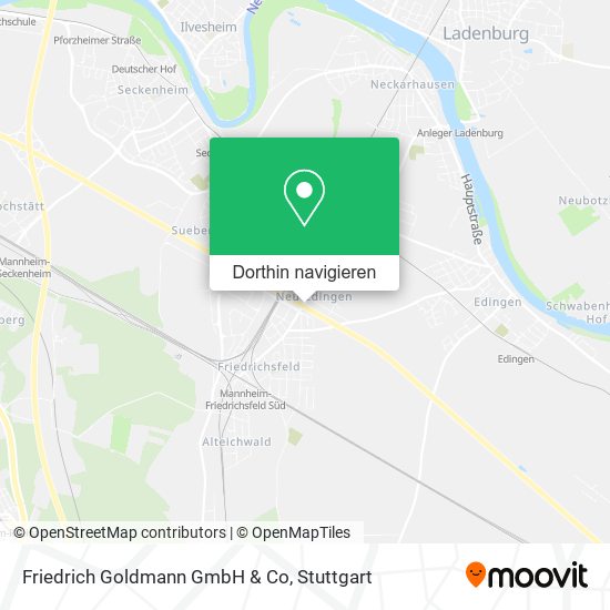 Friedrich Goldmann GmbH & Co Karte