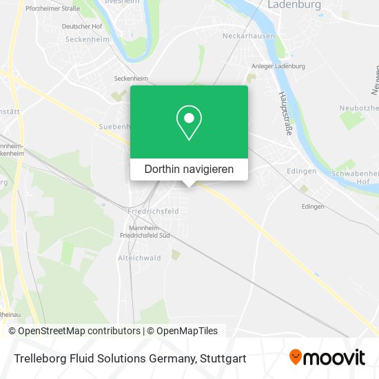 Trelleborg Fluid Solutions Germany Karte