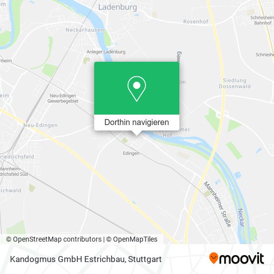 Kandogmus GmbH Estrichbau Karte
