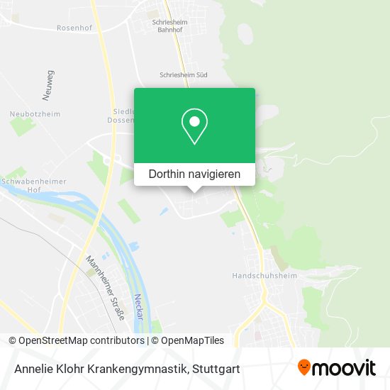 Annelie Klohr Krankengymnastik Karte