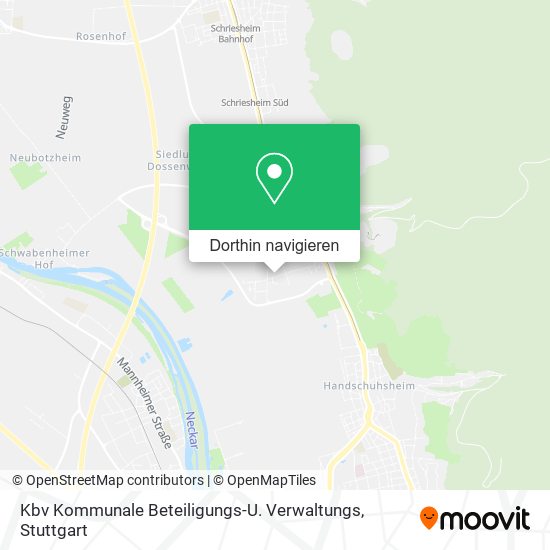 Kbv Kommunale Beteiligungs-U. Verwaltungs Karte