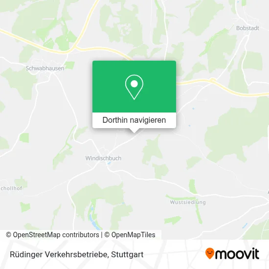 Rüdinger Verkehrsbetriebe Karte