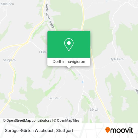 Sprügel-Gärten Wachdach Karte