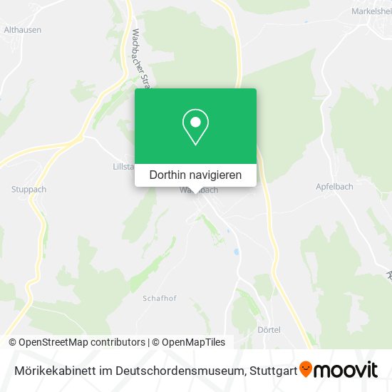 Mörikekabinett im Deutschordensmuseum Karte