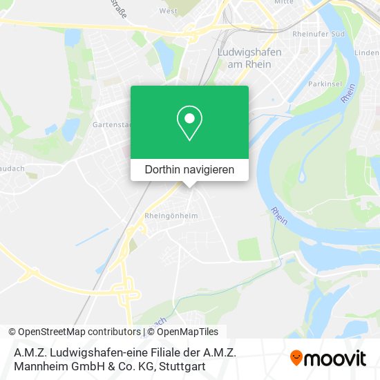 A.M.Z. Ludwigshafen-eine Filiale der A.M.Z. Mannheim GmbH & Co. KG Karte