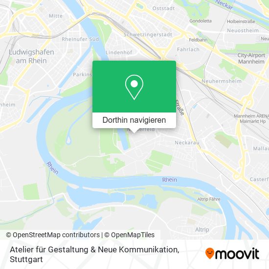 Atelier für Gestaltung & Neue Kommunikation Karte