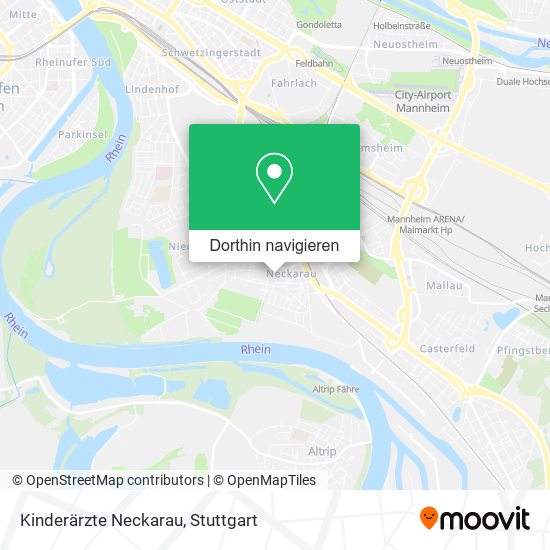 Kinderärzte Neckarau Karte