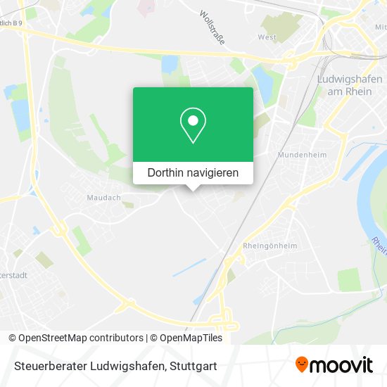 Steuerberater Ludwigshafen Karte
