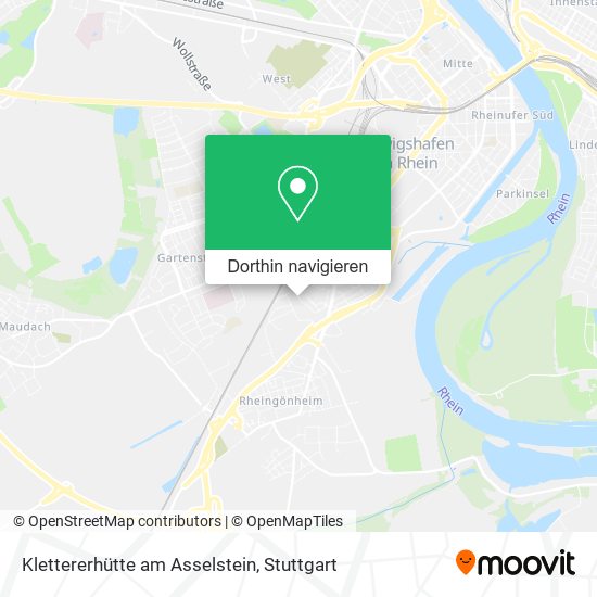 Klettererhütte am Asselstein Karte