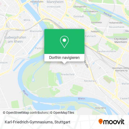 Karl-Friedrich-Gymnasiums Karte