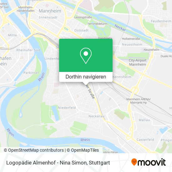Logopädie Almenhof - Nina Simon Karte