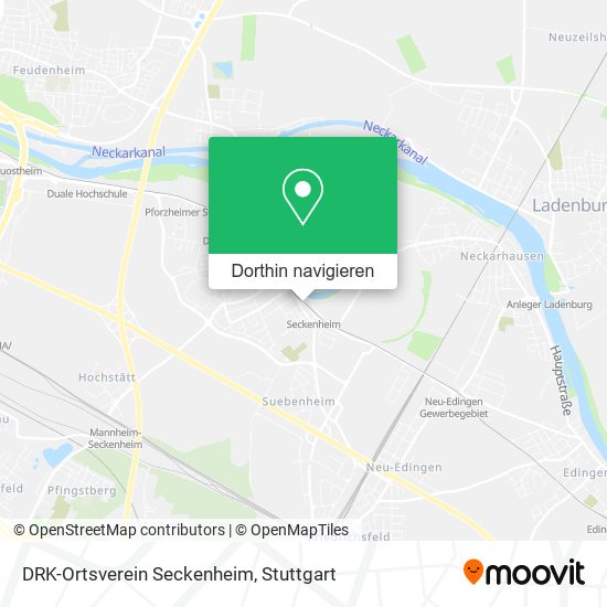 DRK-Ortsverein Seckenheim Karte