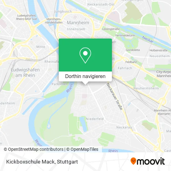 Kickboxschule Mack Karte